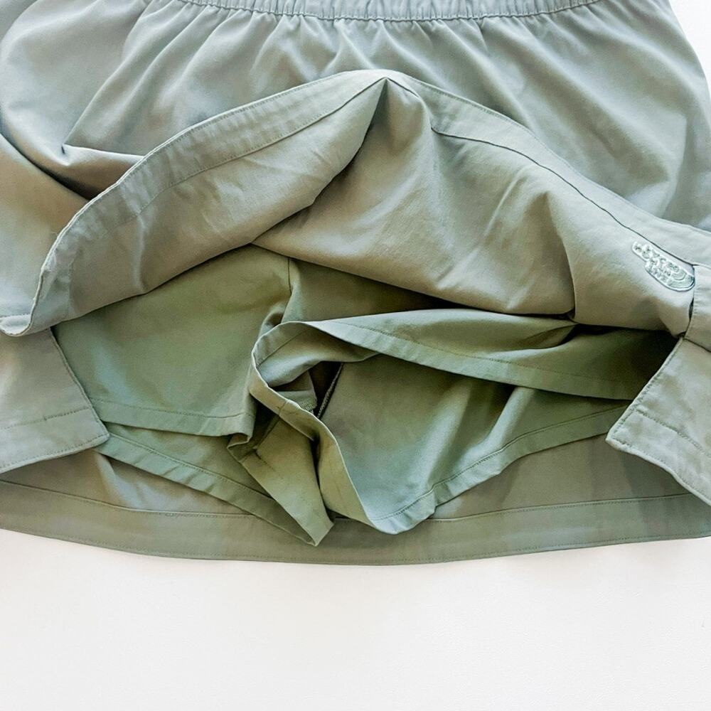 North Face Womens Never Stop Wearing Tennis Skirt Skort Preppy Green XL Athletic - Picture 4 of 8